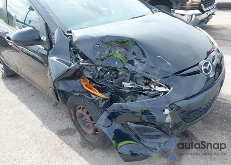 2012 Mazda Mazda2 Sport z USA, uszkodzony, nr VIN JM1DE1KY9C0133646